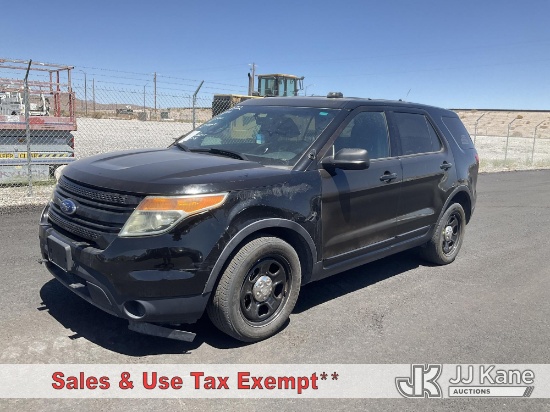 (Las Vegas, NV) 2015 Ford Explorer AWD Police Interceptor 4-Door Sport Utility Vehicle Runs & Moves)