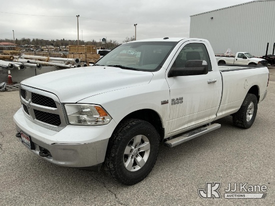 (Casper, WY) 2016 RAM 1500 Pickup Truck Runs & Moves) (Seller States: Engine Oil Leak, Dash Warning