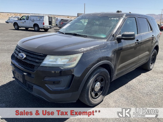 (Las Vegas, NV) 2016 Ford Explorer Police 4-Door Sport Utility Vehicle Runs & Moves
