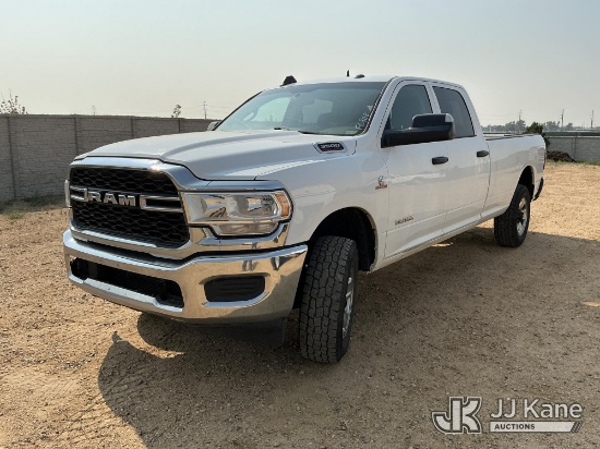 (Fort Lupton, CO) 2020 Ram 3500 4x4 Crew-Cab Pickup Truck Runs & Moves) (Dash Warning Indicator On &