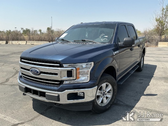 (Salt Lake City, UT) 2018 Ford F150 4x4 Crew-Cab Pickup Truck Runs & Moves) (Dash Warning Indicators