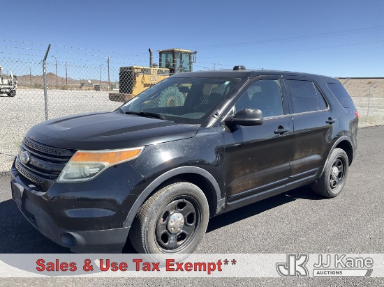 (Las Vegas, NV) 2015 Ford Explorer AWD Police Interceptor 4-Door Sport Utility Vehicle Runs & Moves)