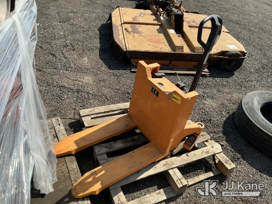 (Salt Lake City, UT) Pallet Jack NOTE: This unit is being sold AS IS/WHERE IS via Timed Auction and