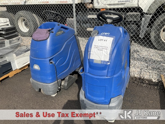 (Las Vegas, NV) Chariot Stand On Scrubbers. (Working Condition Unknown ) NOTE: This unit is being so