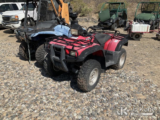 (De Beque, CO) 2002 Honda Foreman 4 Wheel All-Terrain Vehicle Not Running, Condition Unknown