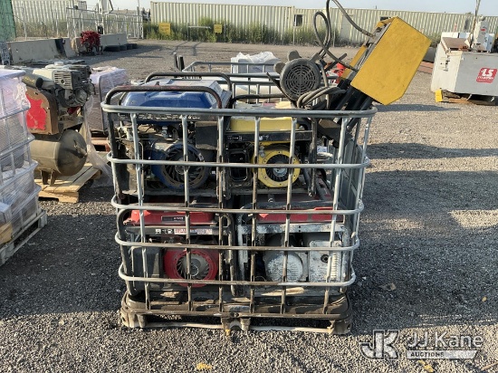 (Salt Lake City, UT) Pallet w/ Generators NOTE: This unit is being sold AS IS/WHERE IS via Timed Auc