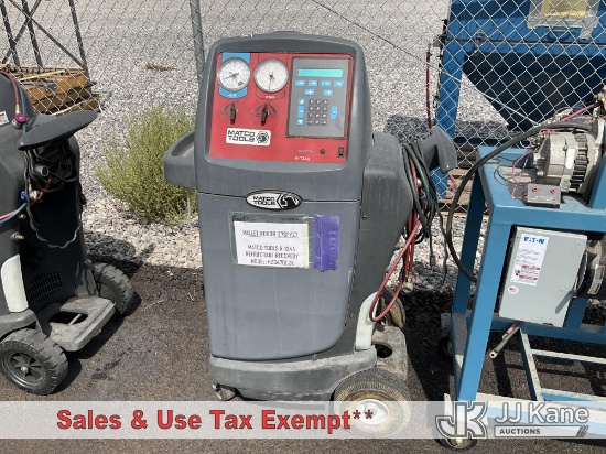 (Las Vegas, NV) Matco AC Recovery Machine NOTE: This unit is being sold AS IS/WHERE IS via Timed Auc