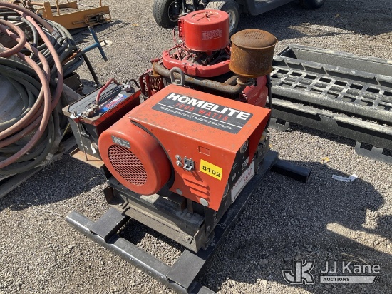 (Salt Lake City, UT) Generator NOTE: This unit is being sold AS IS/WHERE IS via Timed Auction and is