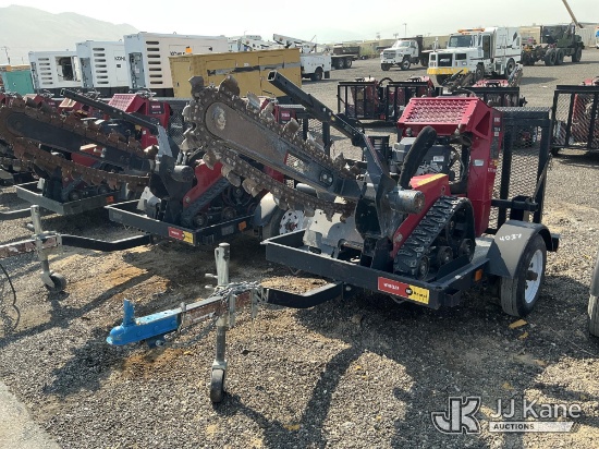 (Salt Lake City, UT) Toro TRX-16 Walk-Behind Crawler Trencher, Trailer is Non-Titled Runs