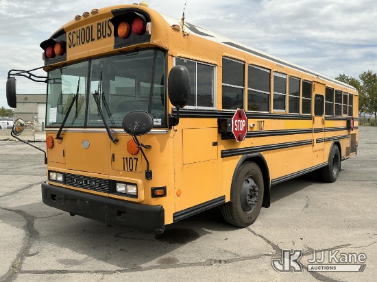 (Salt Lake City, UT) 2008 Blue Bird All American School Bus Runs & Moves