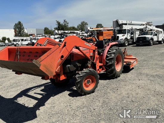 (Portland, OR) 2010 Kubota L4400DT-1 Utility Tractor Loader Runs, Moves & Operates