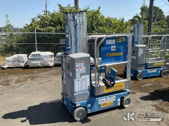 (Portland, OR) 2017 GENIE GR-20 Self-Propelled Manlift Runs, Moves & Operates