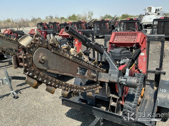 (Salt Lake City, UT) Toro TRX-16 Walk-Behind Crawler Trencher, Trailer is Non-Titled Runs