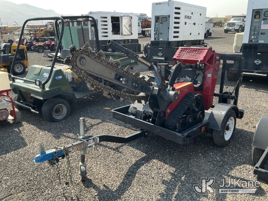 (Salt Lake City, UT) Toro TRX-16 Walk-Behind Crawler Trencher, Trailer is Non-Titled Runs
