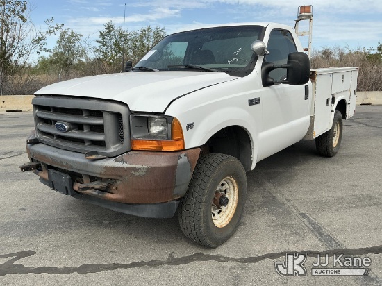 (Salt Lake City, UT) 2001 Ford F350 4x4 Service Truck Runs & Moves