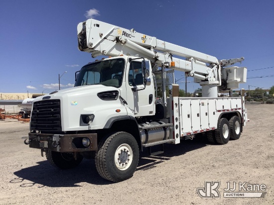 (Tucson, AZ) Altec AH75, Material Handling Bucket Truck rear mounted on 2014 Freightliner 114SD T/A