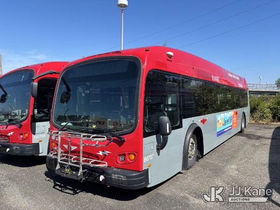 (Everett, WA) 2020 Proterra Transit Bus Bus Not Running, Condition Unknown