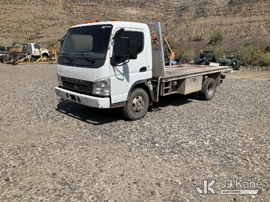 (De Beque, CO) 2007 Mitsubishi Fuso FE84D Flatbed Truck, Electrical issues Runs & Moves