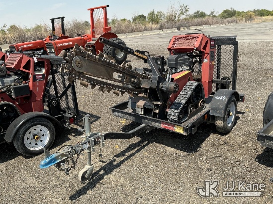 (Salt Lake City, UT) Toro TRX-16 Walk-Behind Crawler Trencher, Trailer is Non-Titled Runs