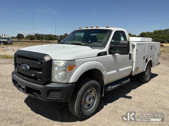 (Ogden, UT) 2012 Ford F350 4x4 Enclosed Service Truck Runs & Moves