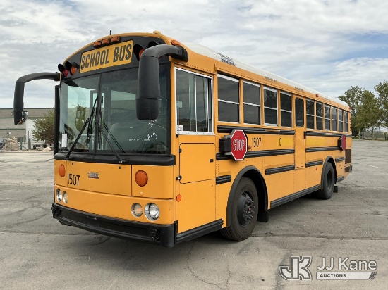 (Salt Lake City, UT) 2008 Thomas Saf-T-Liner School Bus Runs & Moves) (Dash Warning Indicator On