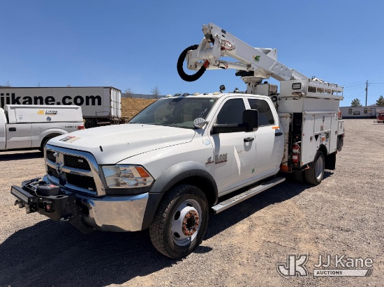 (Sparks, NV) Altec AT37G, Articulating & Telescopic Bucket Truck mounted behind cab on 2014 RAM 5500