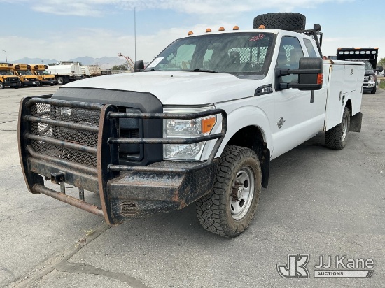 (Salt Lake City, UT) 2015 Ford F350 4x4 Extended-Cab Service Truck Runs & Moves