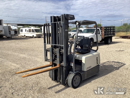 (Tucson, AZ) 2016 Crown S200 Cushion Tired Forklift Runs, Moves & Operates