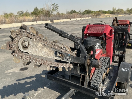 (Salt Lake City, UT) Toro TRX-16 Walk-Behind Crawler Trencher, Trailer is Non-Titled Runs