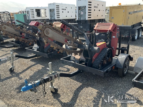 (Salt Lake City, UT) Toro TRX-16 Walk-Behind Crawler Trencher, Trailer is Non-Titled Runs