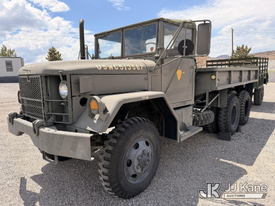(Sparks, NV) 1968 Kaiser/Jeep M35A2 2.5 Ton Flatbed Truck, Engine Rebuilt & Vehicle Overhauled on 3/