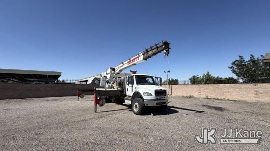 (Albuquerque, NM) Elliott E145, Crane rear mounted on 2016 Freightliner M2 106 T/A Flatbed/Utility T