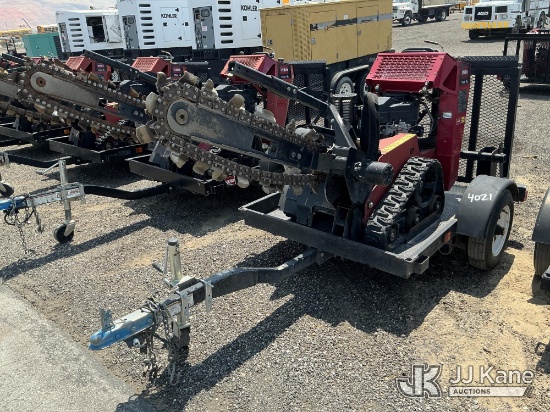 (Salt Lake City, UT) Toro TRX-16 Walk-Behind Crawler Trencher, Trailer is Non-Titled Runs