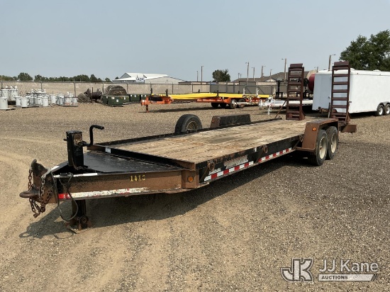 (Glendive, MT) 2005 Towmaster T-16DD T/A Tagalong Equipment Trailer, Investor Utility Owned
