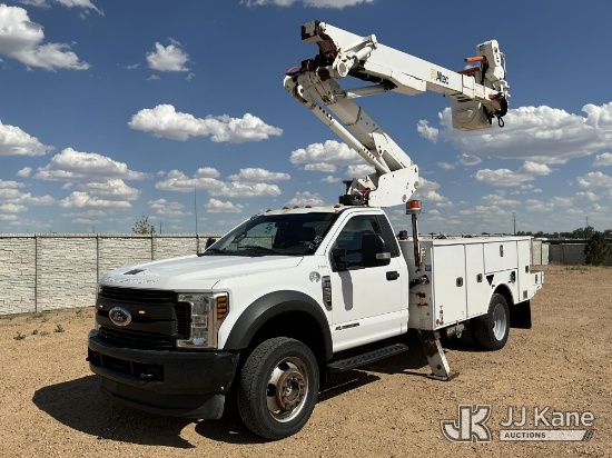 (Fort Lupton, CO) Altec AT41M, Articulating & Telescopic Material Handling Bucket Truck rear mounted
