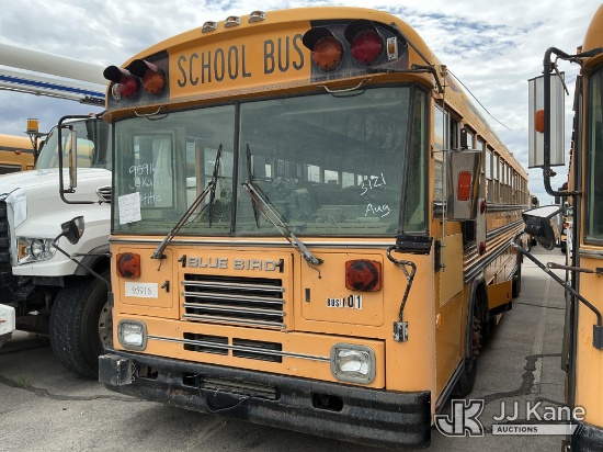 (Salt Lake City, UT) 1992 Blue Bird TC2000 Passenger Bus Not Running, Condition Unknown