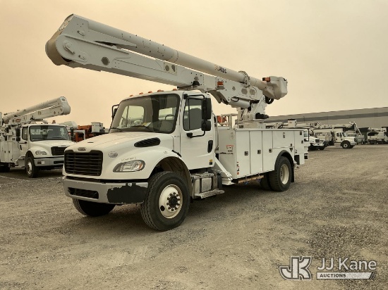 (Portland, OR) Altec AA55, Material Handling Bucket Truck rear mounted on 2020 Freightliner M2-106 U