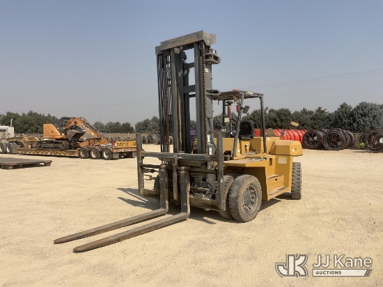 (Nampa, ID) 2007 Caterpillar DP100 Pneumatic Tired Forklift Runs & Moves & Operates