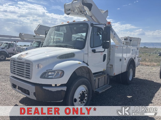 (Casper, WY) Altec TA40, Articulating & Telescopic Bucket Truck mounted behind cab on 2020 Freightli
