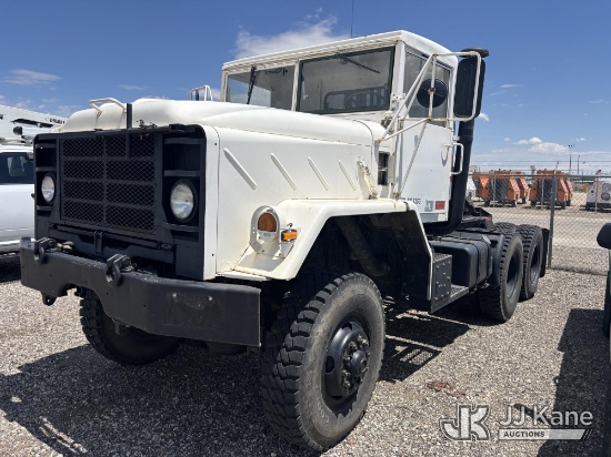 (Casper, WY) 1991 BMY M939 T/A Truck Tractor Runs & Moves) (Engine Performance Concerns