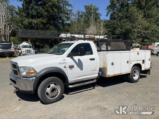 (Eatonville, WA) 2011 Dodge Ram 5500 Service Truck Runs & Moves