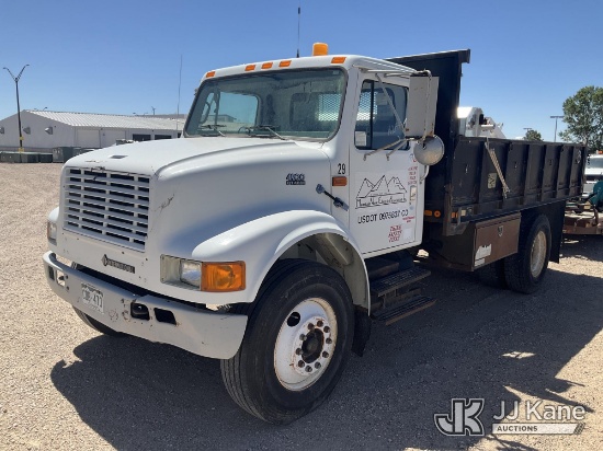 (Colorado Springs, CO) 1997 International 4900 Dump Truck Runs, Moves & Dump Operates
