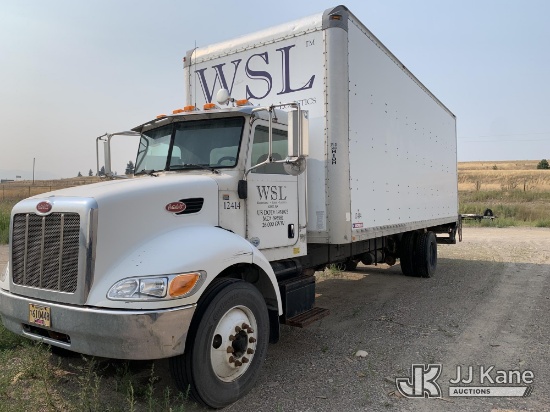 (Missoula, MT) 2012 Peterbilt 337 Van Body Truck Runs & Moves) (DEF System Issue, Engine Derated, Re