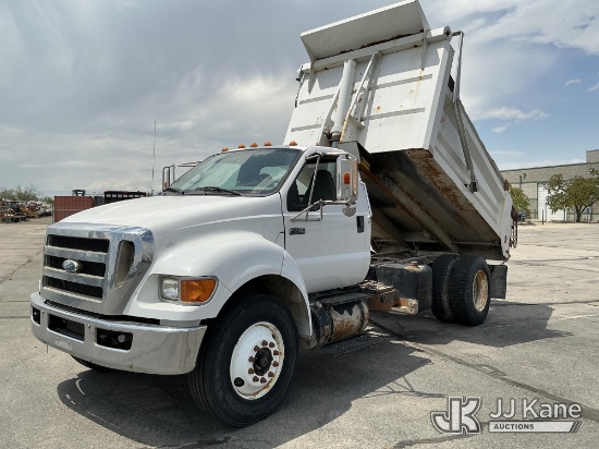(Salt Lake City, UT) 2010 Ford F750 Dump Truck Runs, Moves & Dump Operates