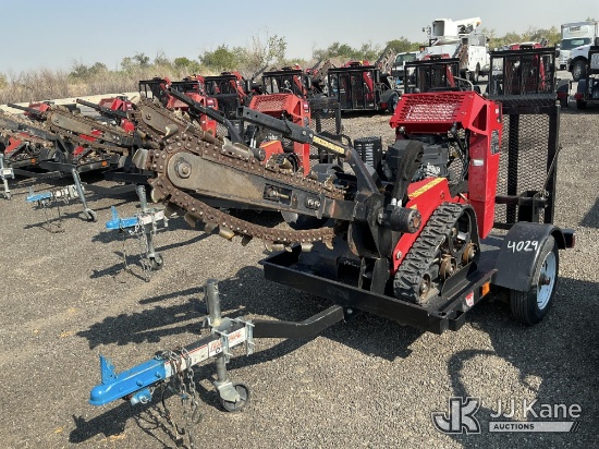 (Salt Lake City, UT) Toro TRX-16 Walk-Behind Crawler Trencher, Trailer is Non-Titled Runs