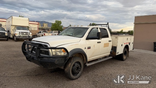 (Albuquerque, NM) 2012 Dodge Ram 4500 Crew-Cab Service Truck Not Running, Condition Unknown