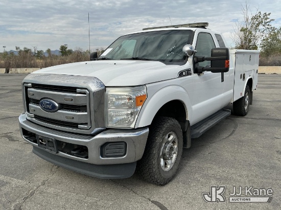 (Salt Lake City, UT) 2016 Ford F350 4x4 Extended-Cab Service Truck Runs & Moves