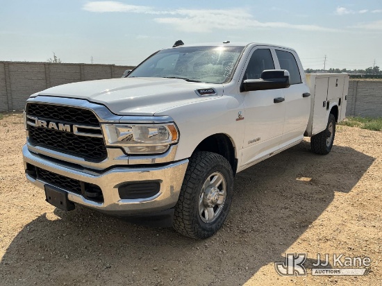 (Fort Lupton, CO) 2019 RAM 3500 Crew-Cab Service Truck Runs & Moves) (Engine Won't Stay Running With