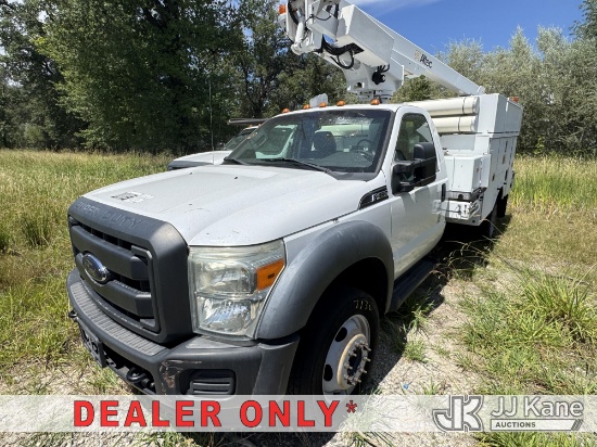(Anderson, CA) Altec AT200A, Telescopic Non-Insulated Bucket Truck mounted behind cab on 2012 Ford F