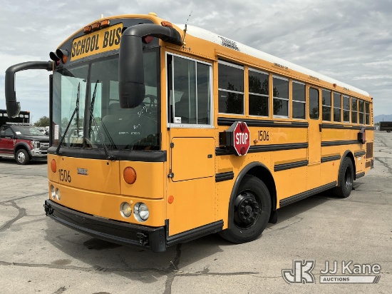 (Salt Lake City, UT) 2008 Thomas Saf-T-Liner School Bus Runs & Moves